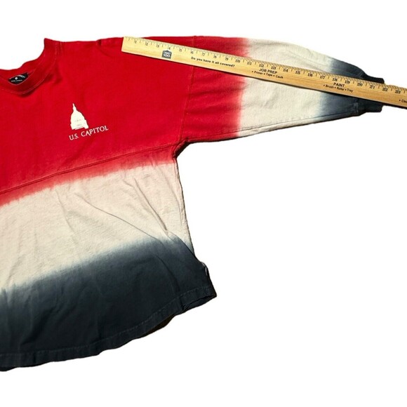 Spirit Jersey US‎ Capitol Washington DC Red White Blue Long Sleeve Shirt Size S - Picture 14 of 14